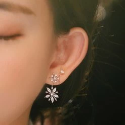 Wing Bling Earrings For Women Pink X Earrings -Wing Bling Online Shop org 7726