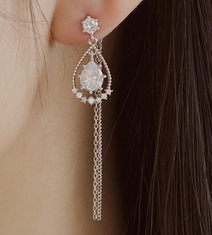 Wing Bling Earrings For Women Gold X One Size 6 Wing Bling Earrings For Women Gold X One Size - Image 4