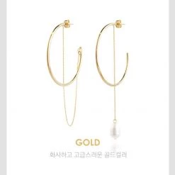 Wing Bling Casual Style Street Style Elegant Style Earrings For Women Gold X One Size -Wing Bling Online Shop org 7924