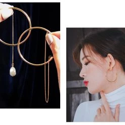 Wing Bling Casual Style Street Style Elegant Style Earrings For Women Gold X One Size -Wing Bling Online Shop org 7930