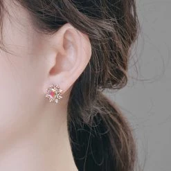 Wing Bling Party Style Silver Platinum With Jewels Office Style (item3536) For Women Pink X One Size -Wing Bling Online Shop org 7948