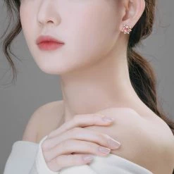 Wing Bling Party Style Silver Platinum With Jewels Office Style (item3536) For Women Pink X One Size -Wing Bling Online Shop org 7949