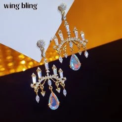 Wing Bling Casual Style Party Style Silver With Jewels Office Style For Women Silver X One Size
