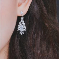 Wing Bling Earrings For Women Silver X Piercing -Wing Bling Online Shop org 7981