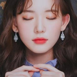 Wing Bling Earrings For Women Silver X Piercing -Wing Bling Online Shop org 7982