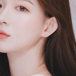 Wing Bling Casual Style Street Style Elegant Style Earrings For Women Pinkgold X One Size -Wing Bling Online Shop org 800