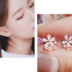 Wing Bling Casual Style Street Style Elegant Style Earrings For Women Pinkgold X One Size -Wing Bling Online Shop org 801