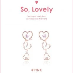Wing Bling Casual Style Street Style Elegant Style Earrings For Women Pink X One Size -Wing Bling Online Shop org 808