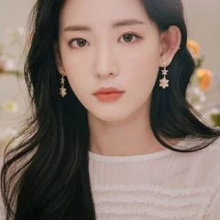 Wing Bling Casual Style Street Style Party Style Elegant Style Earrings For Women Gold (earrings) X One Size -Wing Bling Online Shop org 822