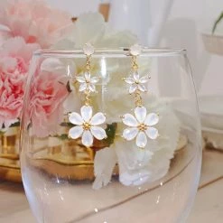 Wing Bling Casual Style Street Style Party Style Elegant Style Earrings For Women Gold (earrings) X One Size -Wing Bling Online Shop org 823