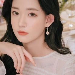 Wing Bling Casual Style Street Style Party Style Elegant Style Earrings For Women Gold (earrings) X One Size -Wing Bling Online Shop org 825