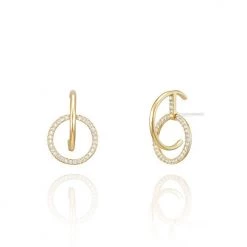 Wing Bling Casual Style Street Style Elegant Style Earrings For Women Silver X One Size -Wing Bling Online Shop org 863