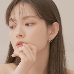 Wing Bling Casual Style Street Style Elegant Style Earrings For Women Silver X One Size -Wing Bling Online Shop org 867