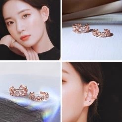 Wing Bling Casual Style Street Style Party Style Elegant Style Earrings For Women Silver X One Size -Wing Bling Online Shop org 924